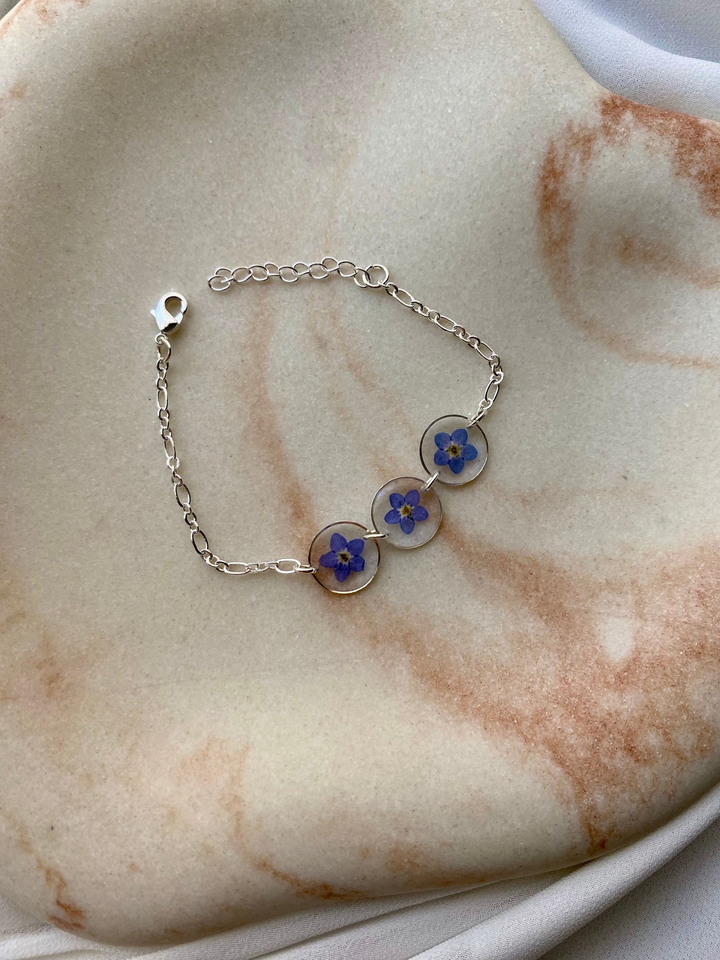 Forget Me Not Trio Bracelet