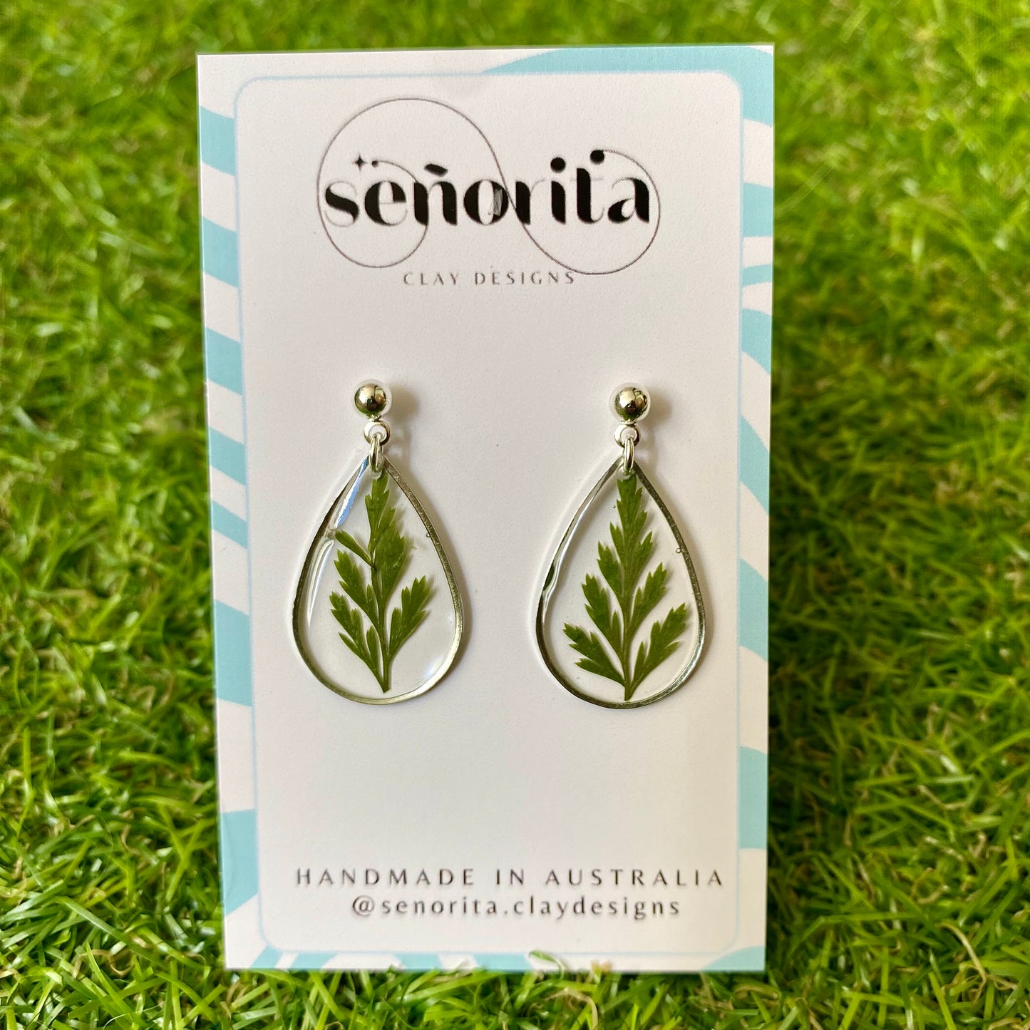 Ivy tear drop earrings