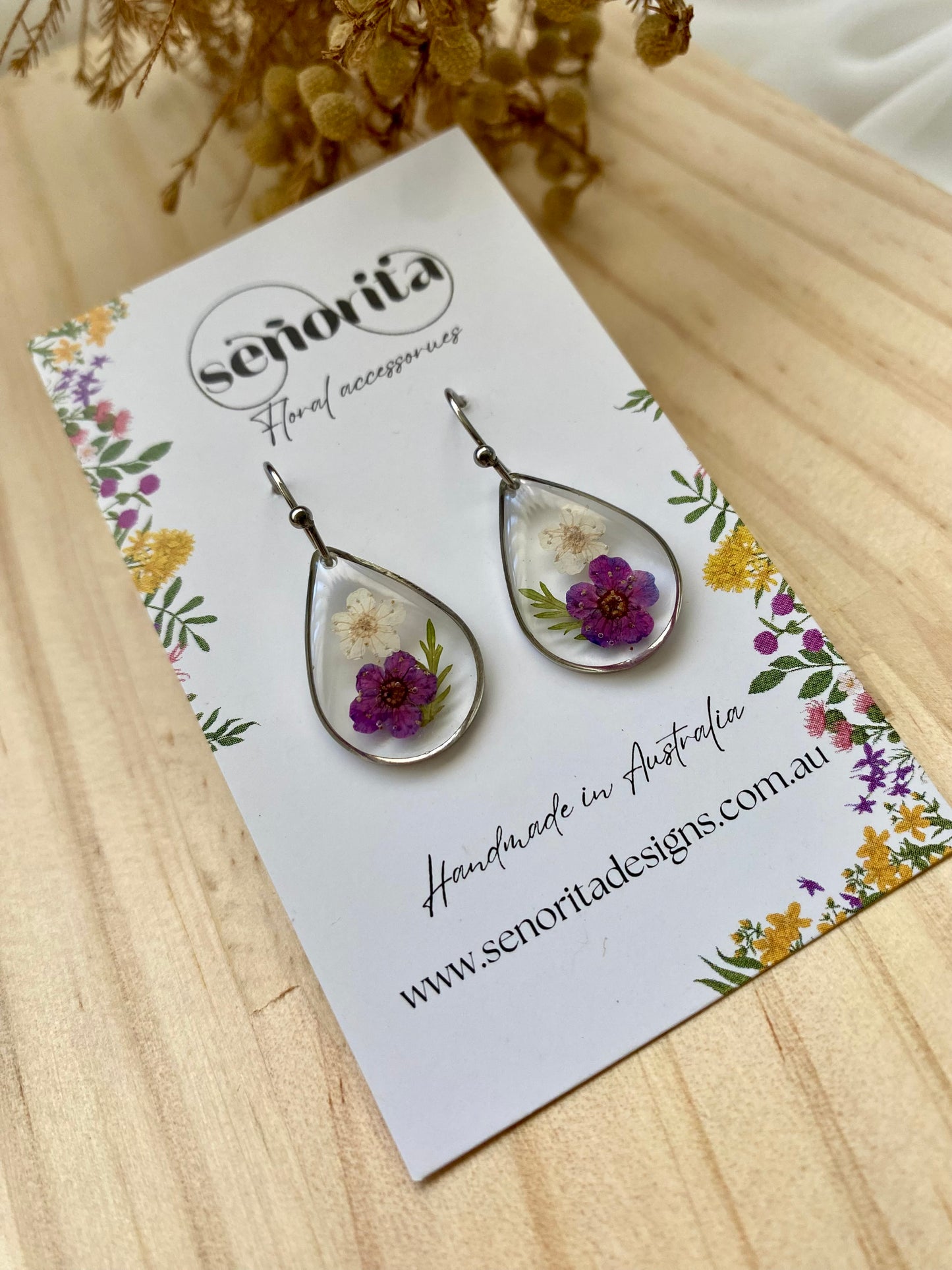 Catalina tear drop earrings