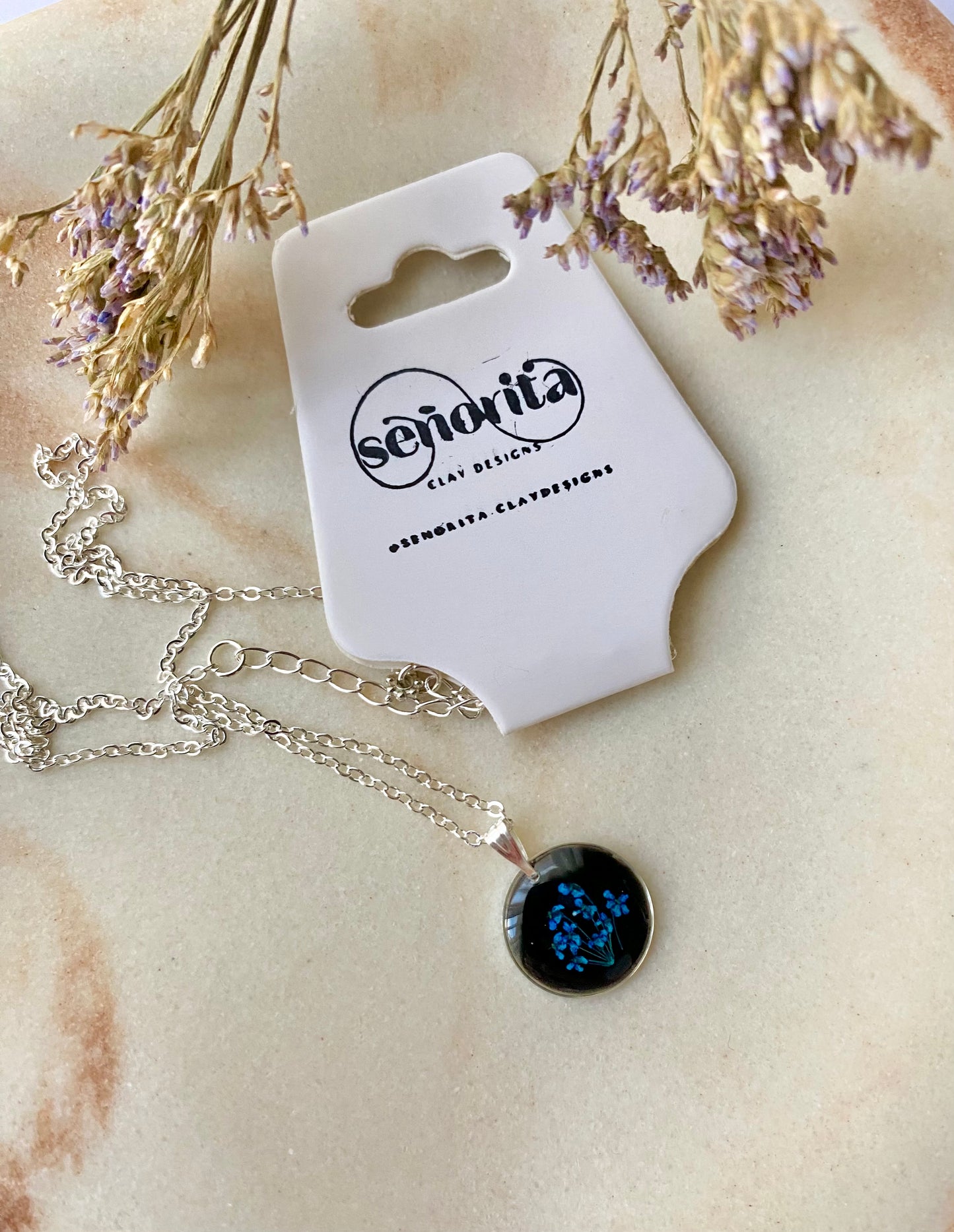 Monica necklace- Blue