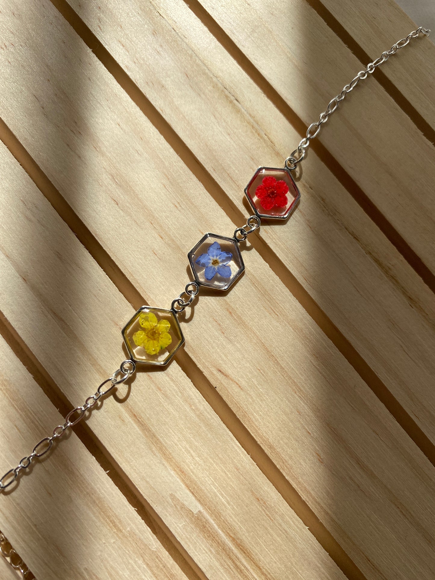 Silver Hex Bracelet
