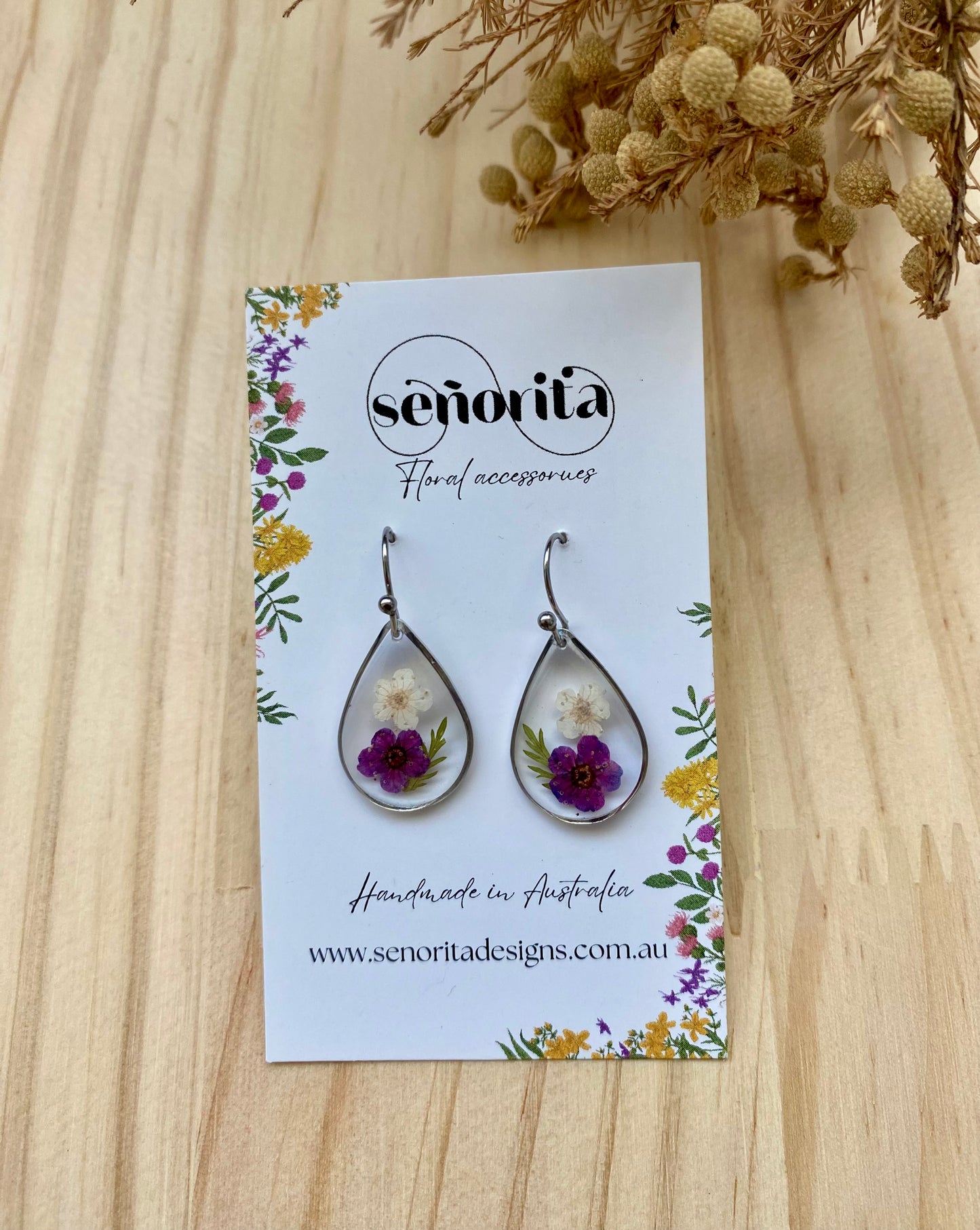 Catalina tear drop earrings