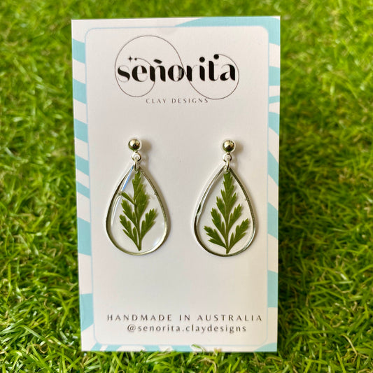 Ivy tear drop earrings