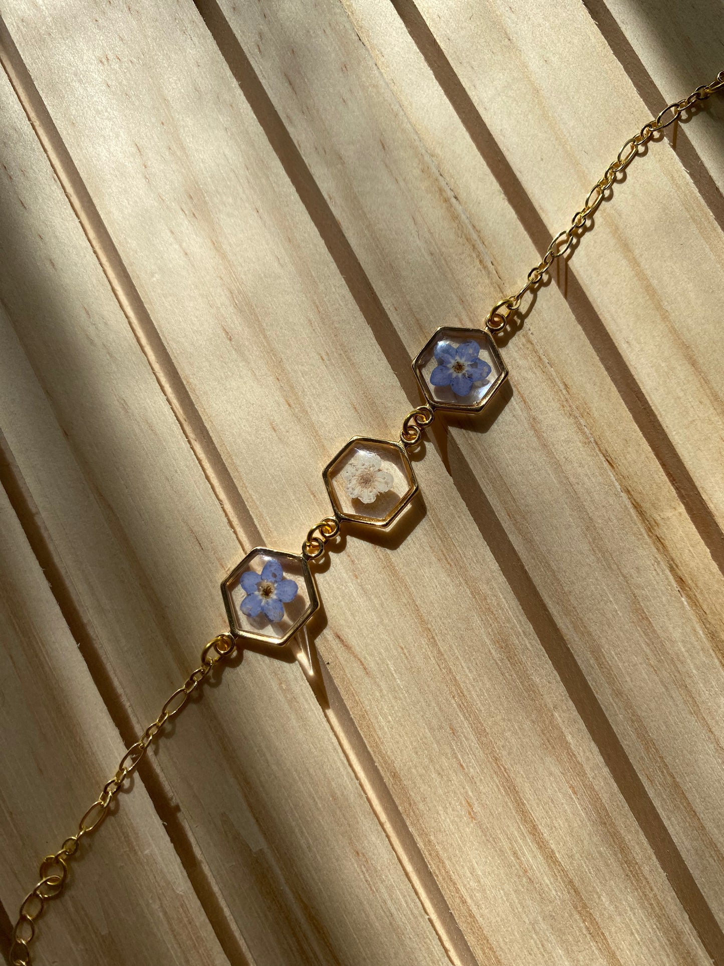 Gold Hex Bracelet