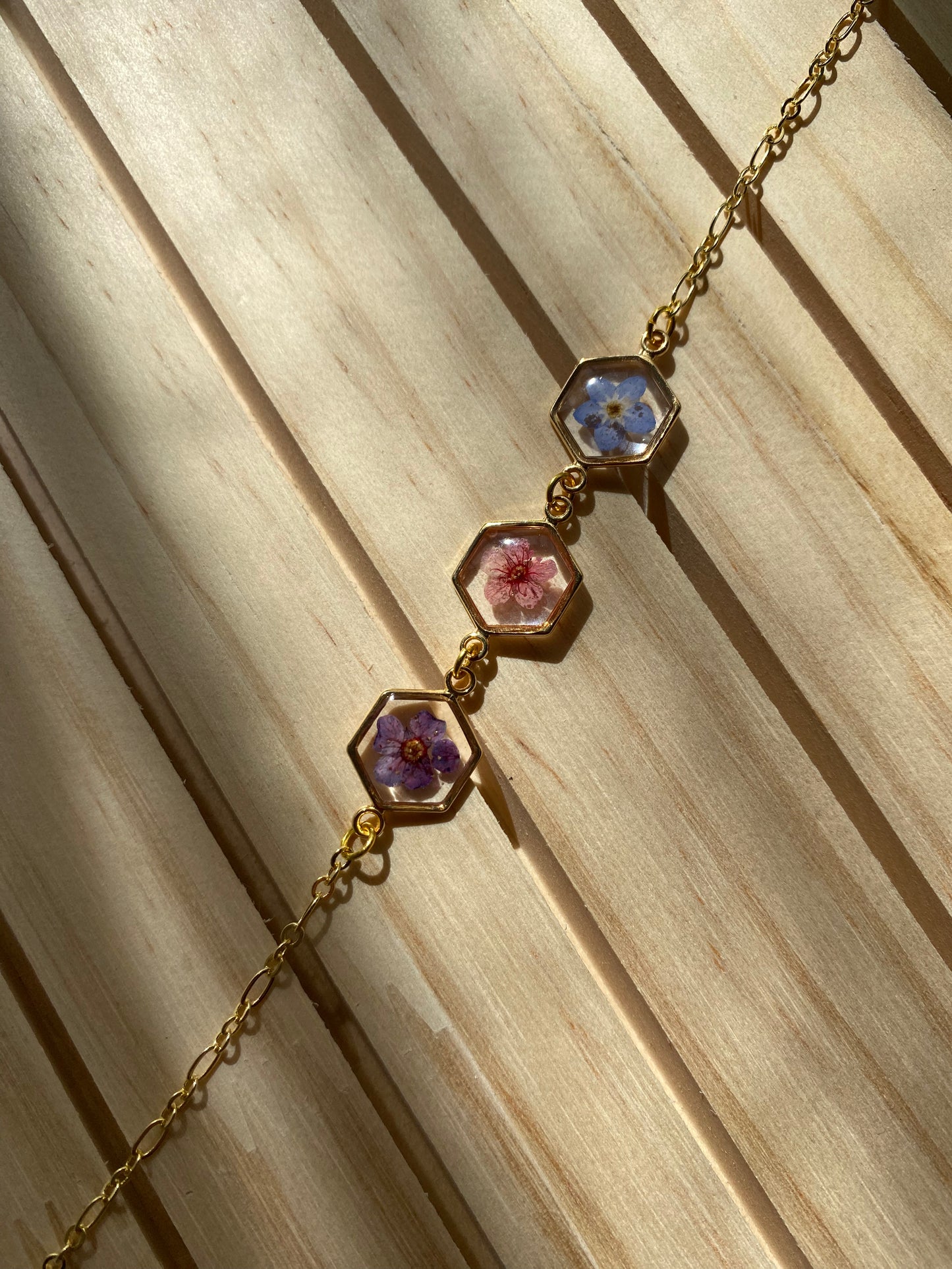 Gold Hex Bracelet